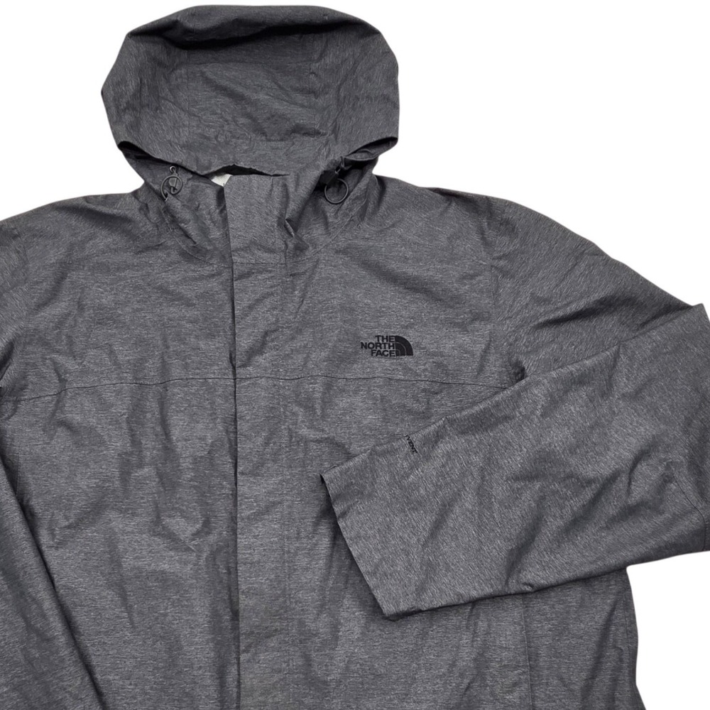 The North Face Venture 2 Rain Jacket Mens XXL Dark Grey Heather DryVent Shell